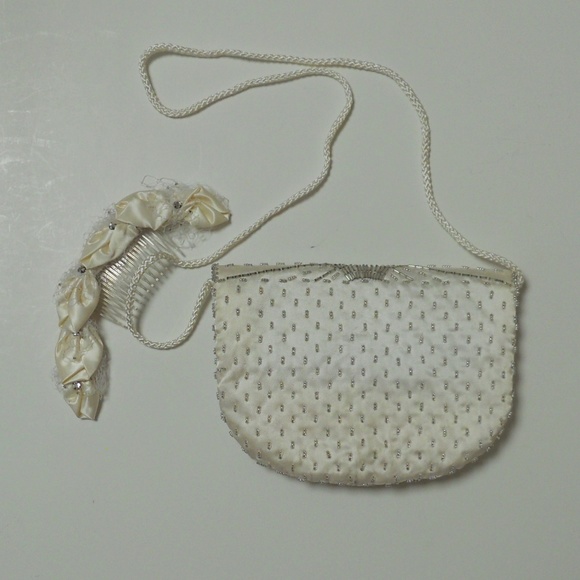 Vintage Magid Beaded Purse and Head Dress - Picture 8 of 8